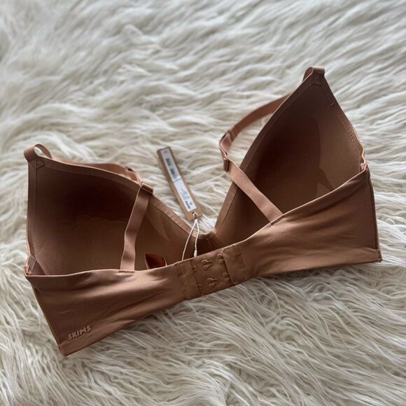 Skims Wireless Form T-shirt Bra Ochre Size 36DD - Picture 6 of 8